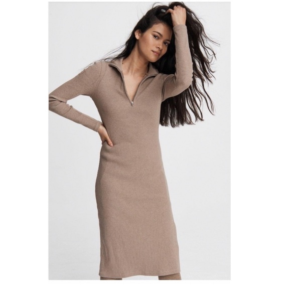 Rag & Bone Laila Zip Midi Dress. - Picture 4 of 10